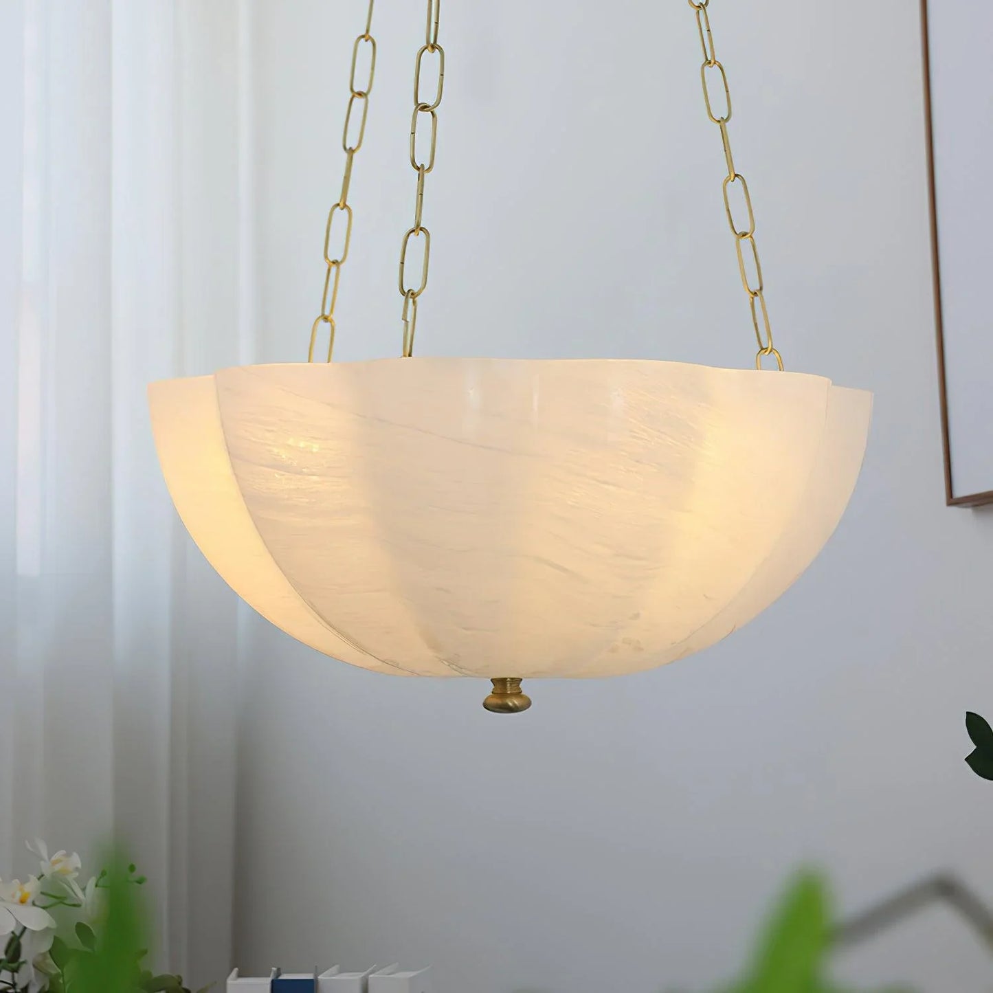 Arlette Frosted Bowl Pendant Light