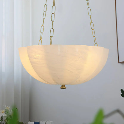 Arlette Frosted Bowl Pendant Light