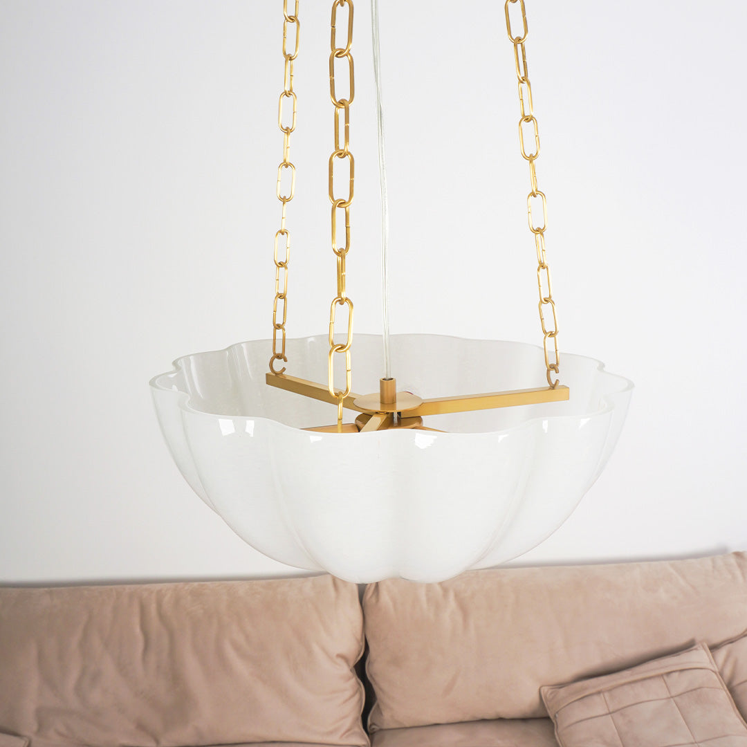 Arlette Frosted Bowl Pendant Light