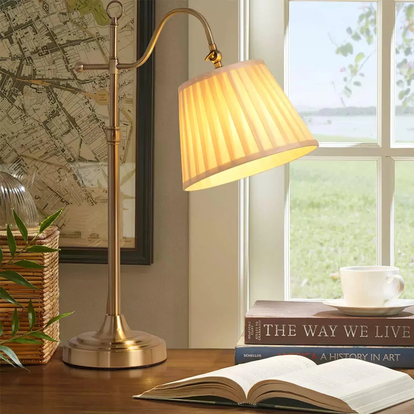 Lunelle Pleated Table Lamp