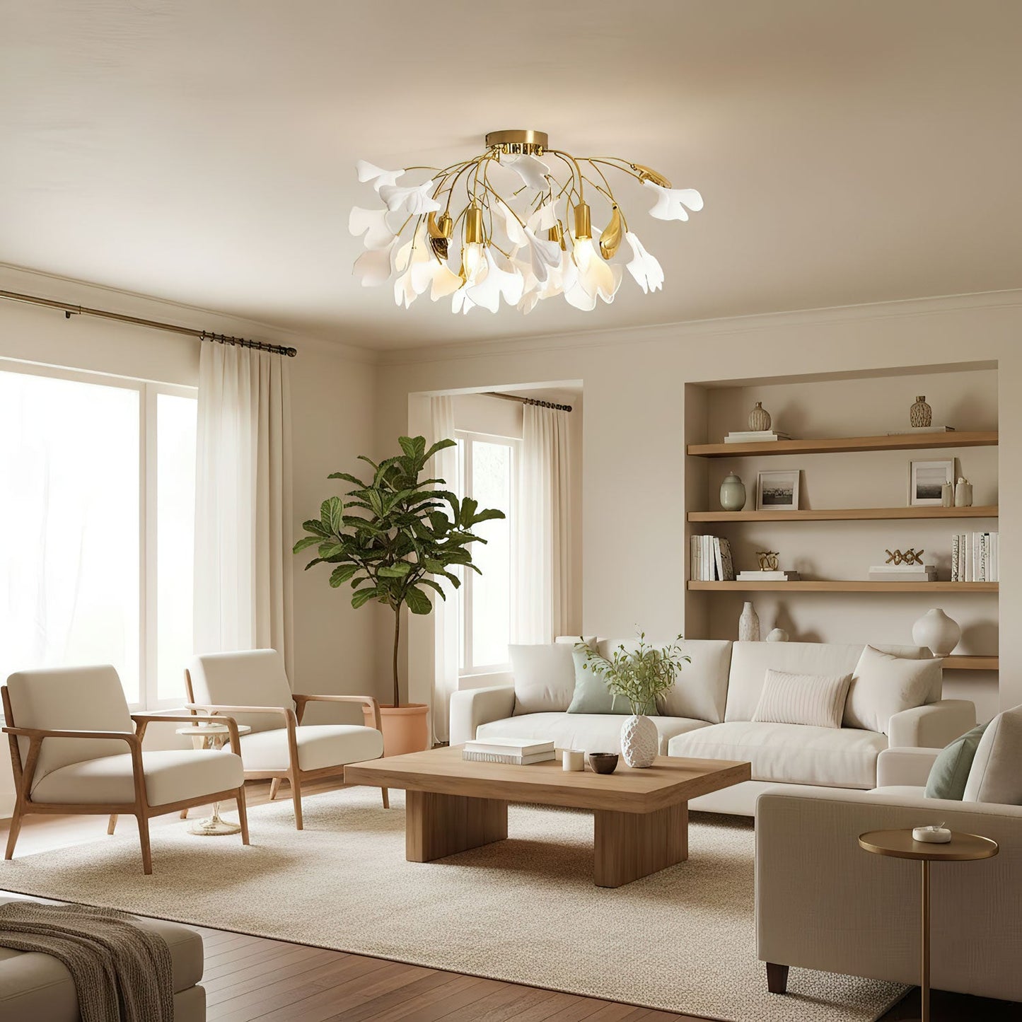 Ginkgo Ceiling Light