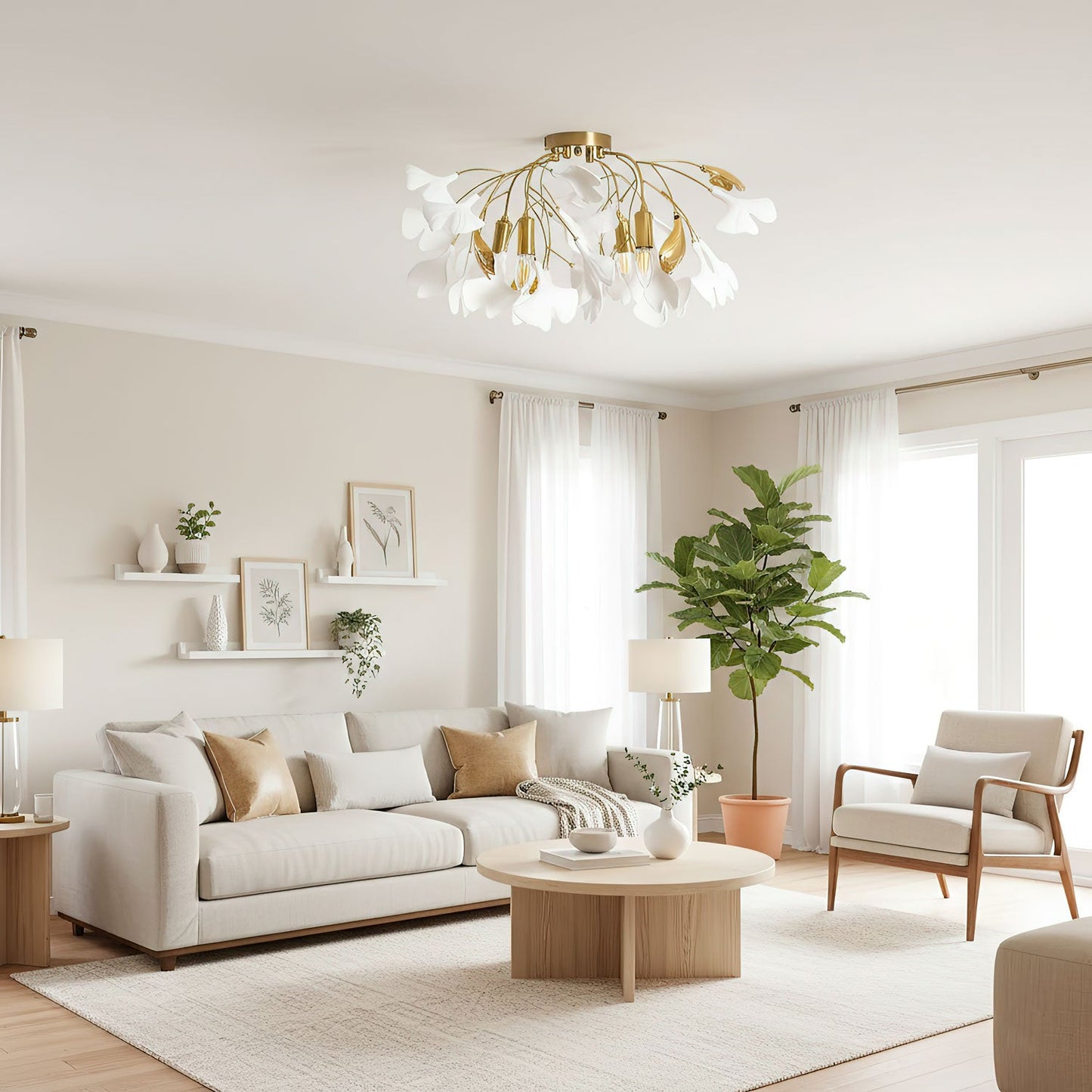 Ginkgo Ceiling Light
