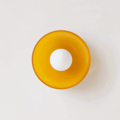 Roselle Bauhaus Glass Ceiling Light
