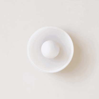 Roselle Bauhaus Glass Ceiling Light