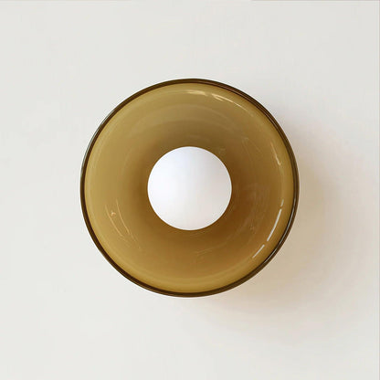 Roselle Bauhaus Glass Ceiling Light