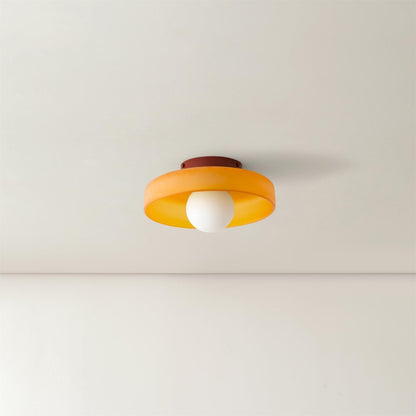 Roselle Bauhaus Glass Ceiling Light
