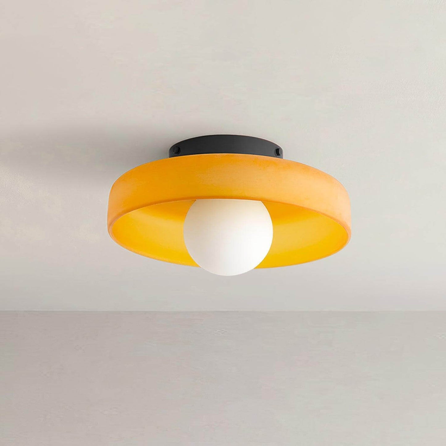 Roselle Bauhaus Glass Ceiling Light