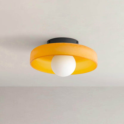 Roselle Bauhaus Glass Ceiling Light