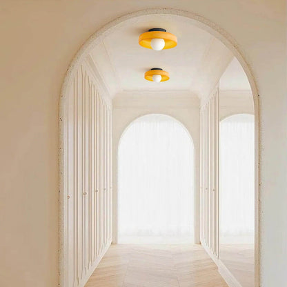 Roselle Bauhaus Glass Ceiling Light