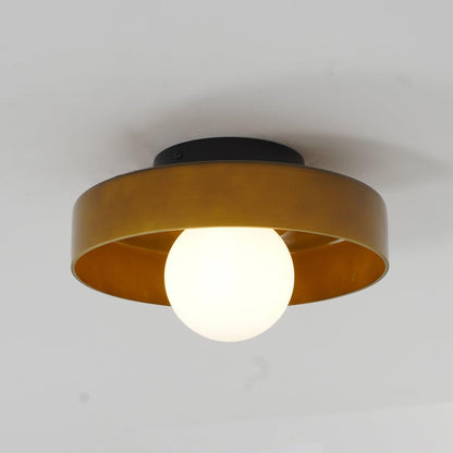 Roselle Bauhaus Glass Ceiling Light