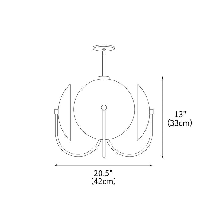 Glass Pendant Ceiling Light