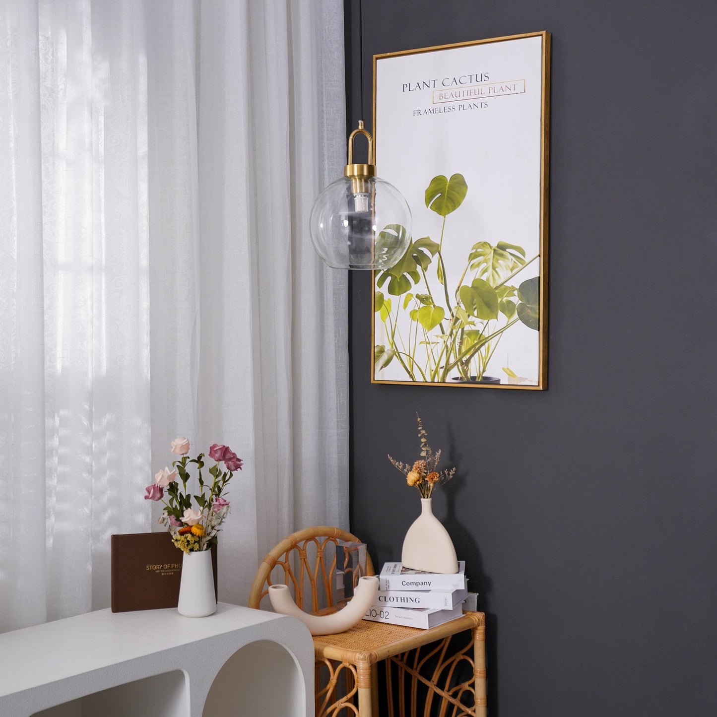 Elara Glass Pendant Light
