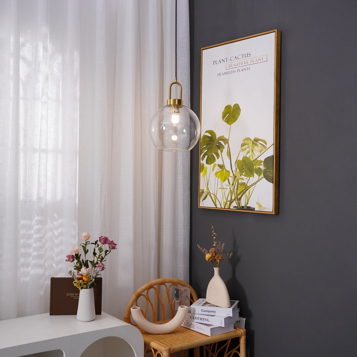 Elara Glass Pendant Light