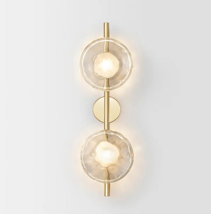 Esmeree Ripple Glass Wall Light