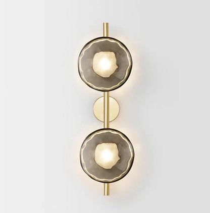 Esmeree Ripple Glass Wall Light