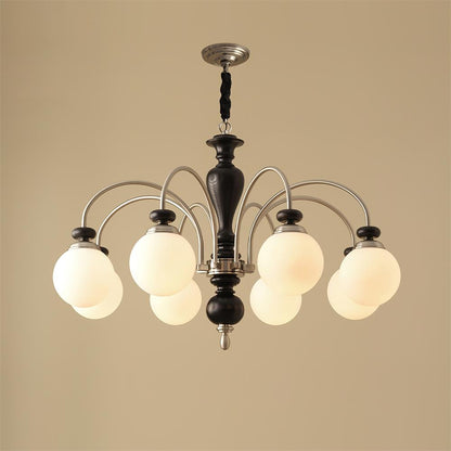 Valene Multi Arm Wood Chandelier