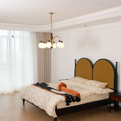 Valene Multi Arm Wood Chandelier