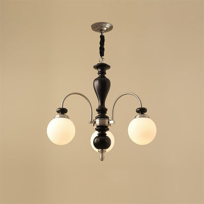 Valene Multi Arm Wood Chandelier