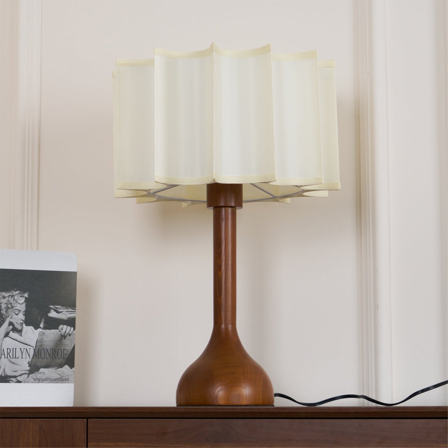 Lunelle Wooden Table Lamp
