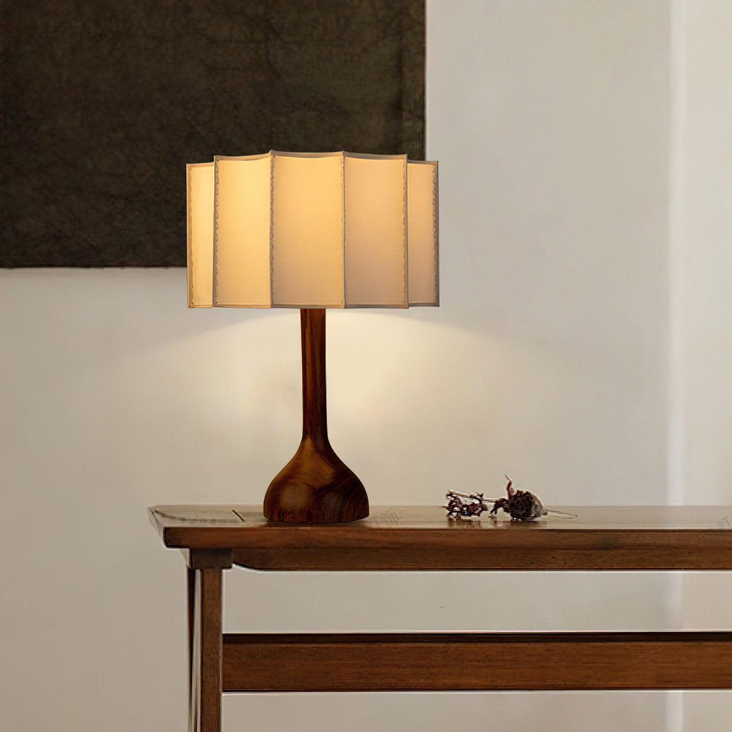 Lunelle Wooden Table Lamp