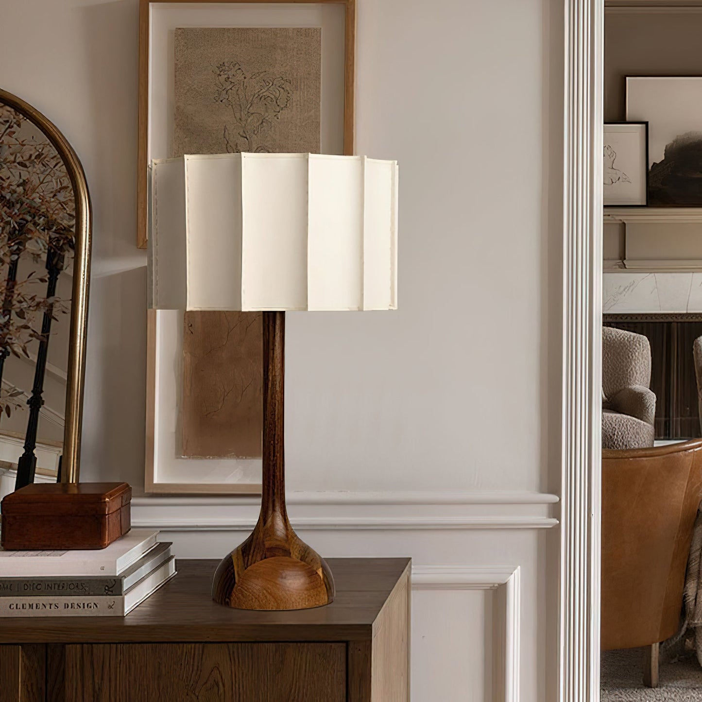 Lunelle Wooden Table Lamp