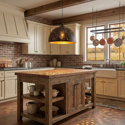 Hudson Modern Metal Pendant Light