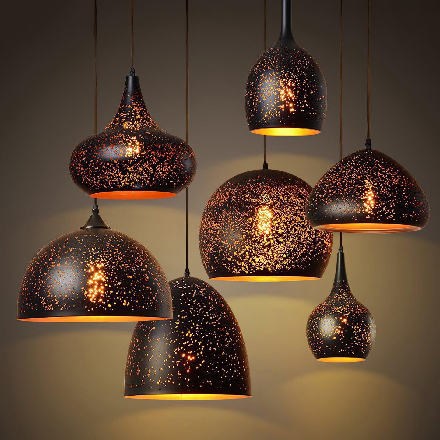 Hudson Modern Metal Pendant Light