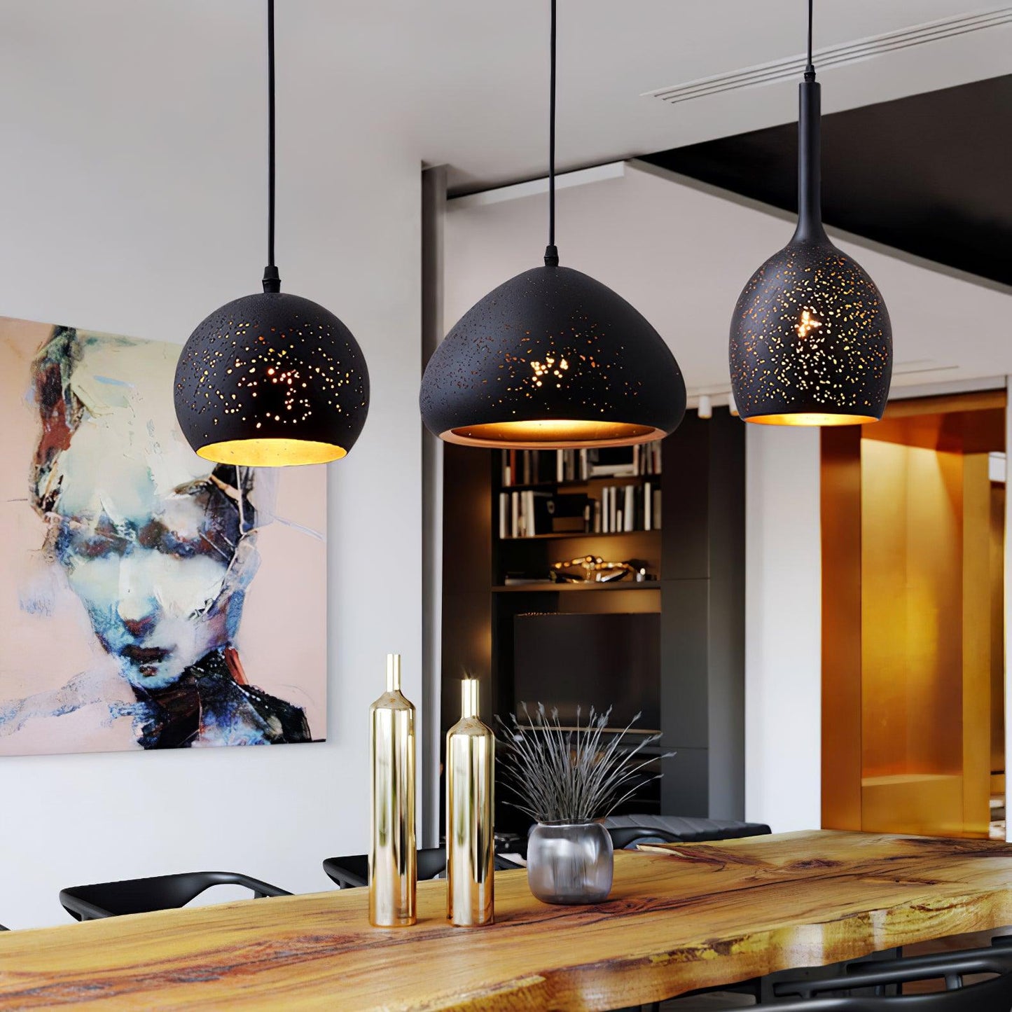 Hudson Modern Metal Pendant Light