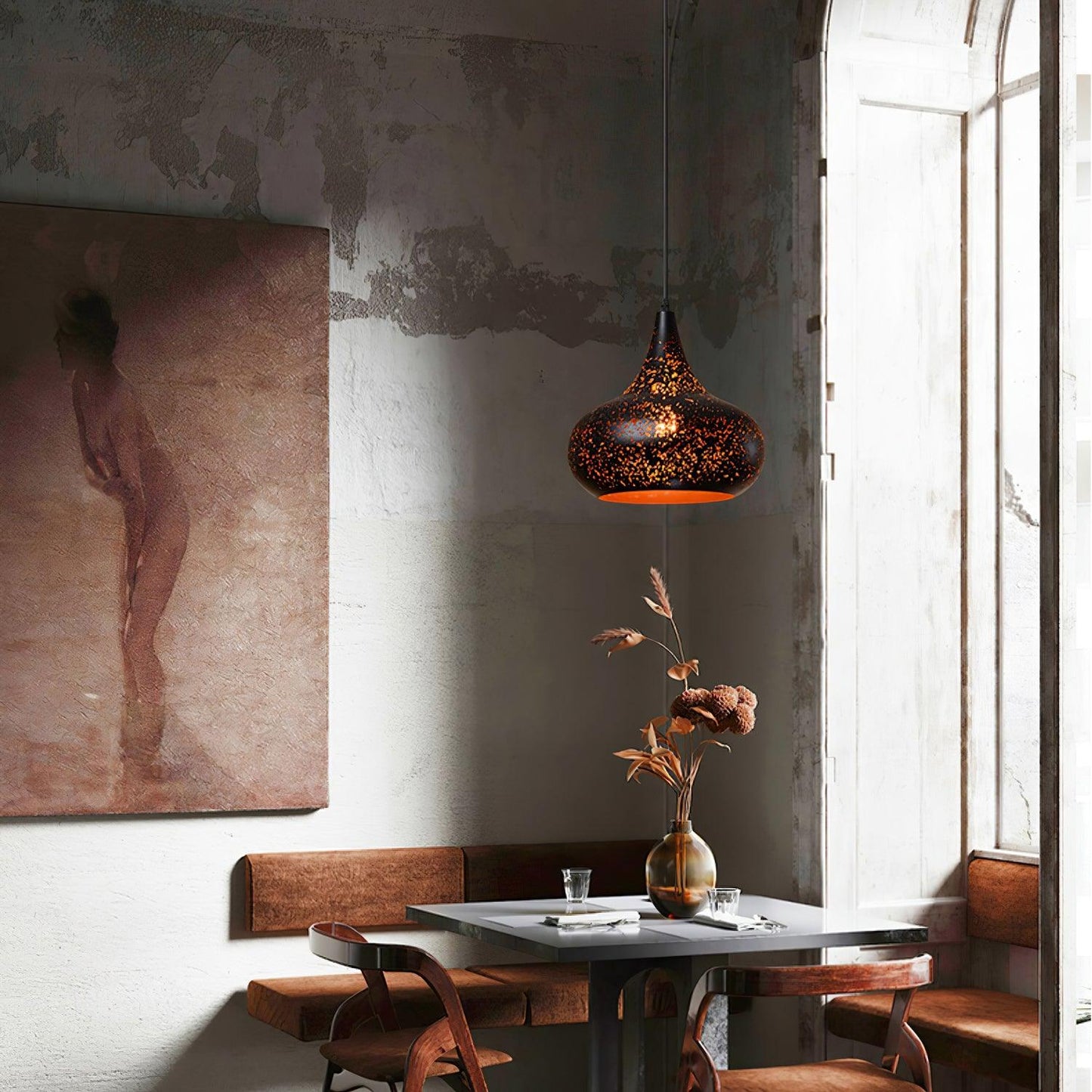 Hudson Modern Metal Pendant Light