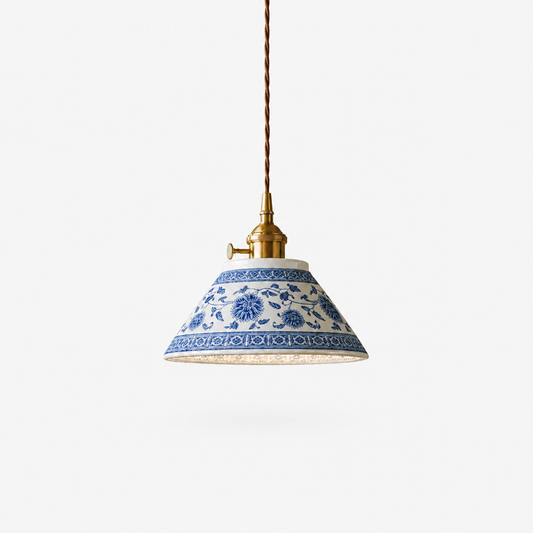 Hudson Japanese Ceramic Pendant Light