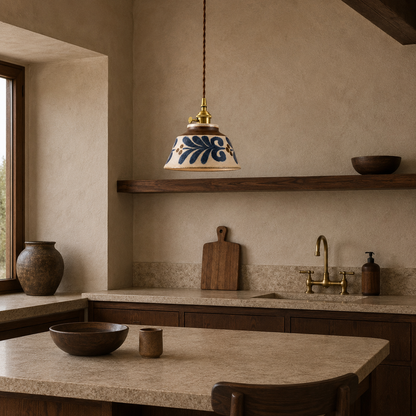 Hudson Vintage Ceramic Pendant Light
