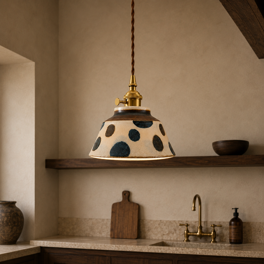 Hudson Vintage Ceramic Pendant Light
