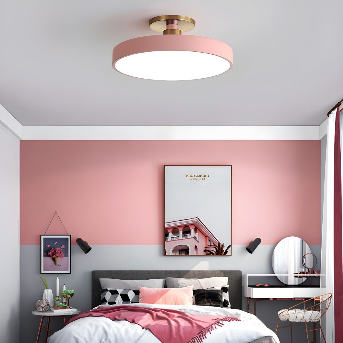 Calvora Flush Ceiling Light