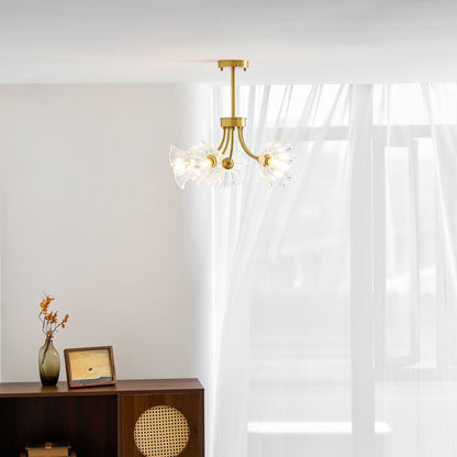 Alouette Glass Chandelier