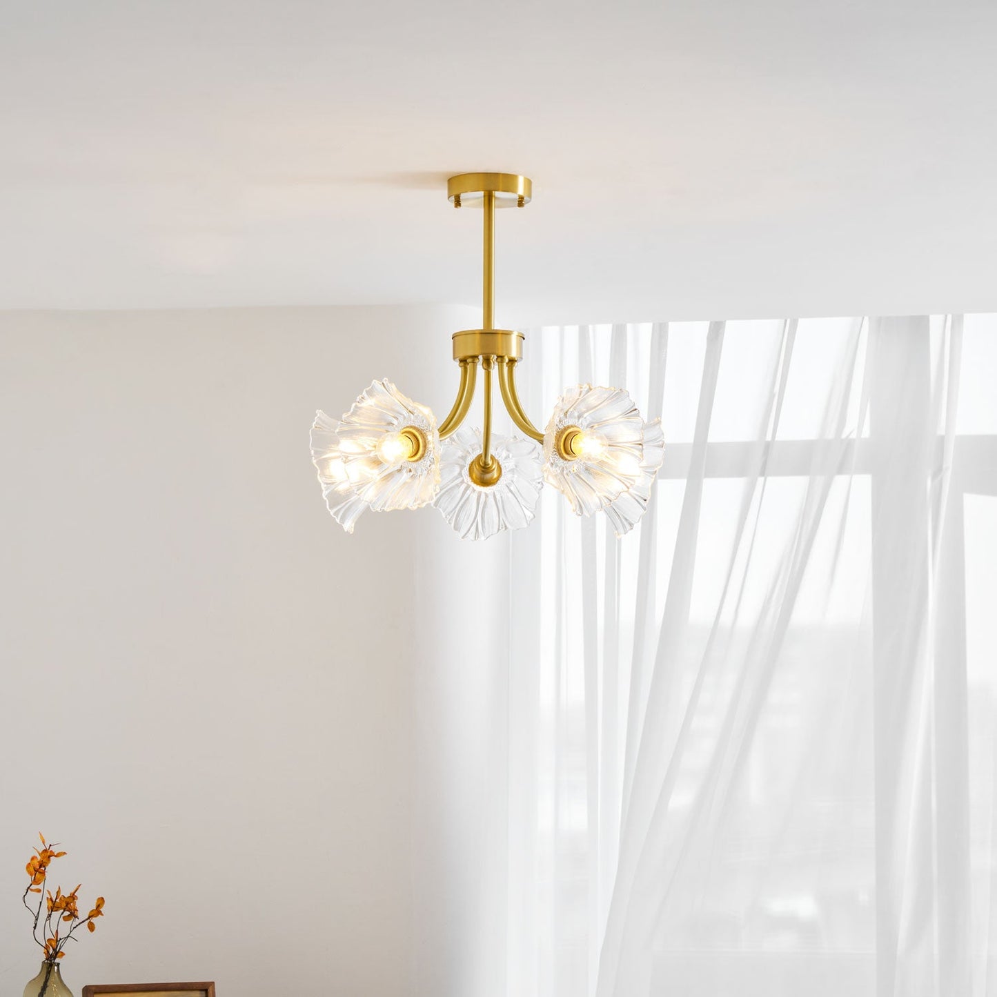 Alouette Glass Chandelier