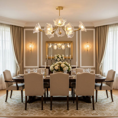 Alouette Glass Chandelier