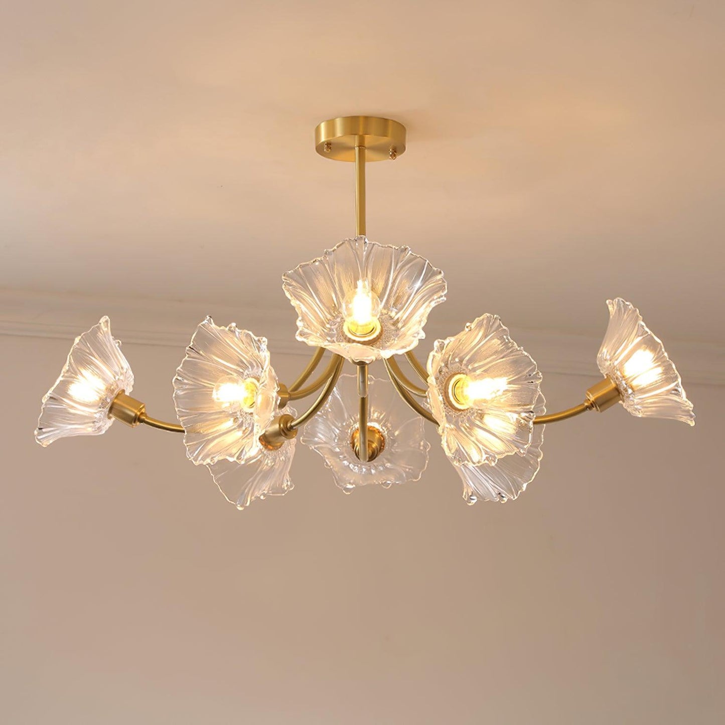 Alouette Glass Chandelier