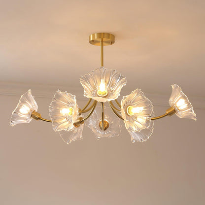 Alouette Glass Chandelier