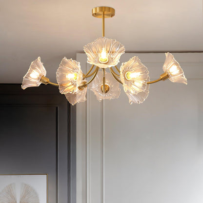 Alouette Glass Chandelier