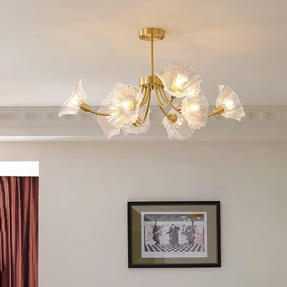Alouette Glass Chandelier