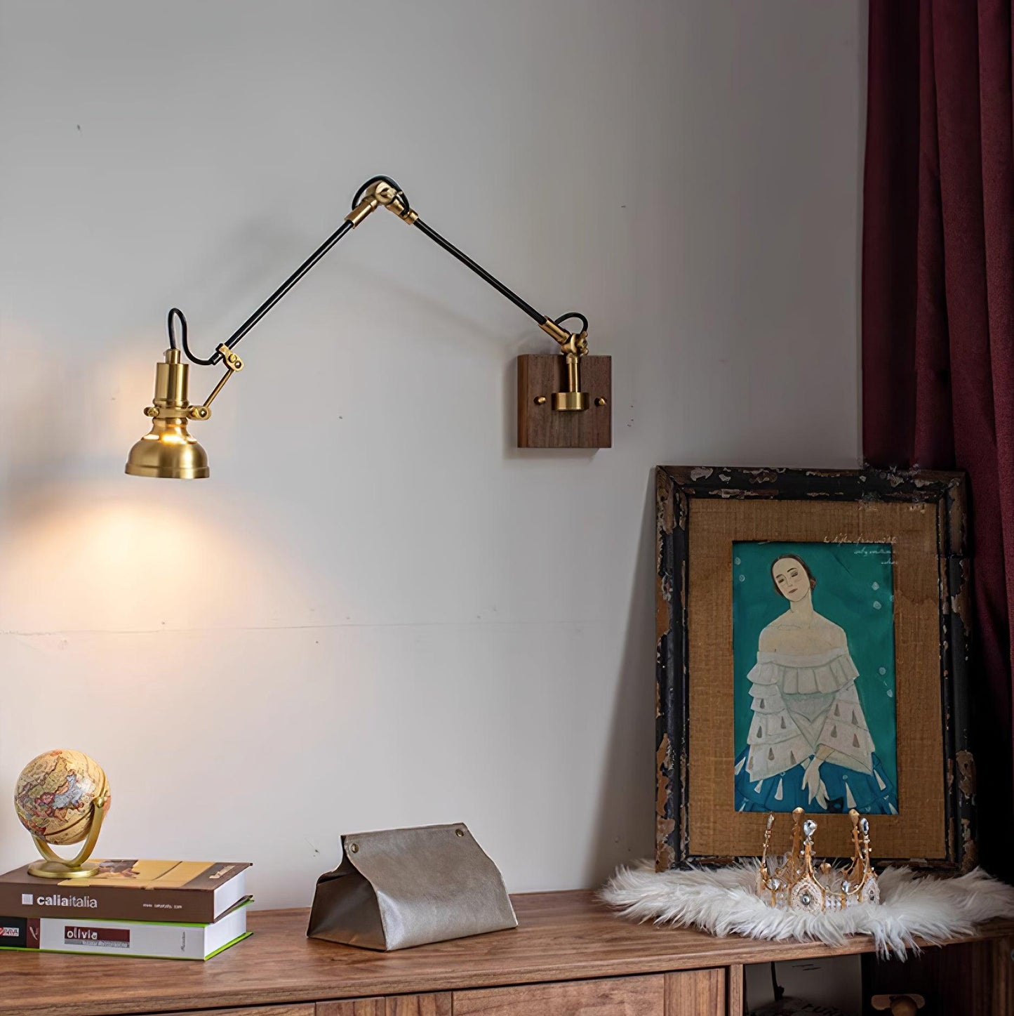 Velora Swing Arm Wall Lamp