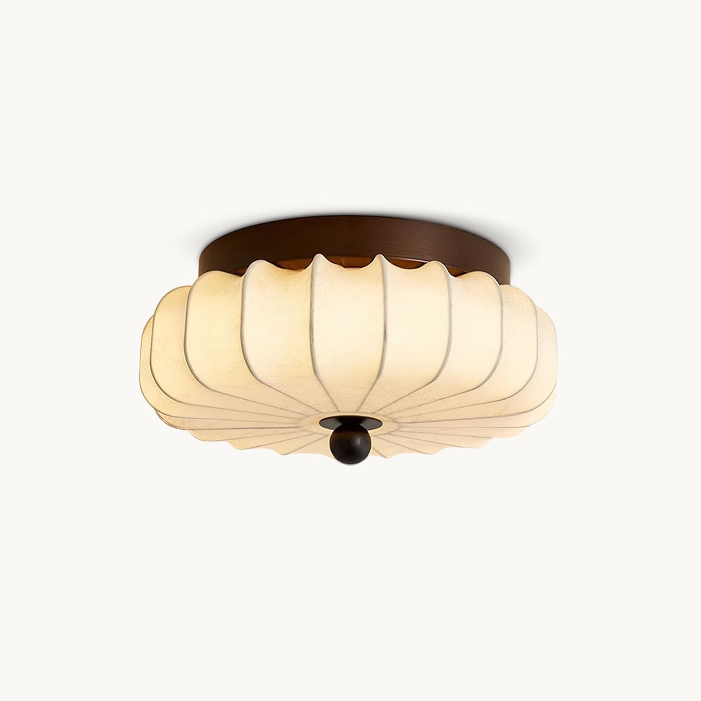 Lunelle Vintage Fabric Ceiling Light