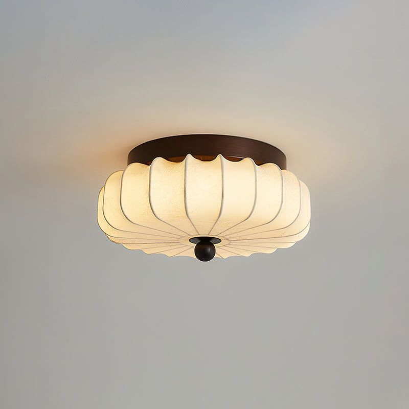 Lunelle Vintage Fabric Ceiling Light