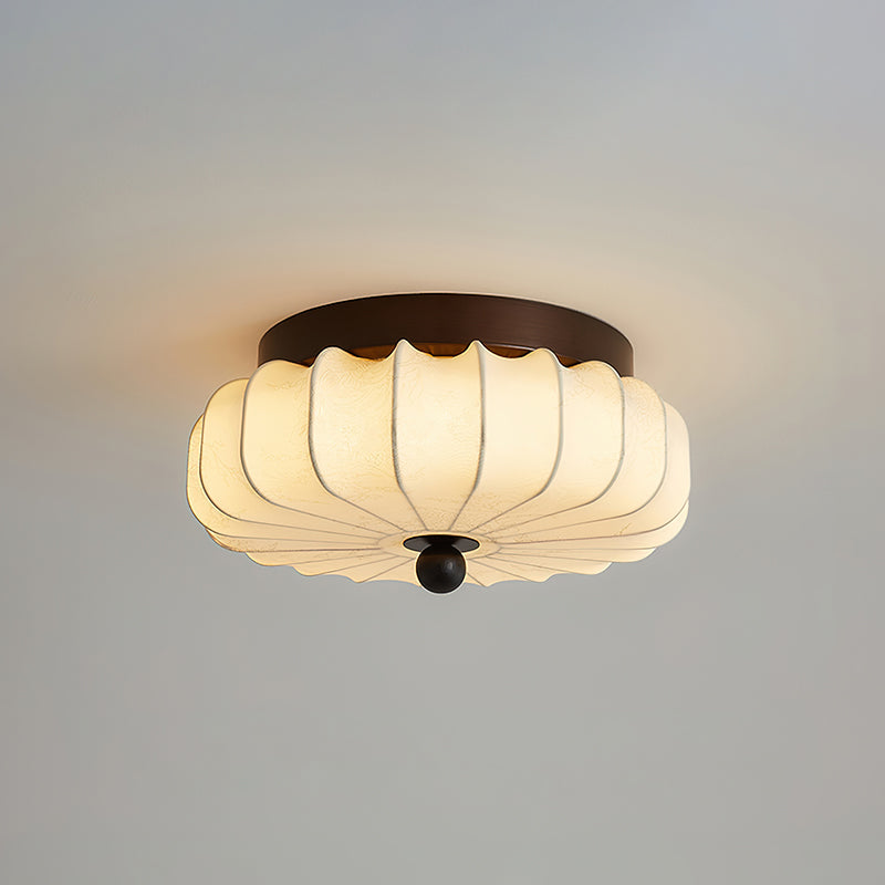 Lunelle Vintage Fabric Ceiling Light