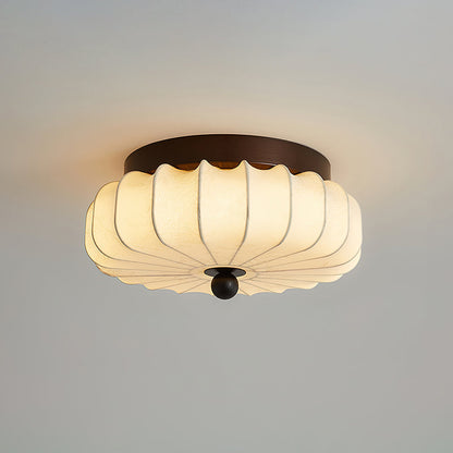 Lunelle Vintage Fabric Ceiling Light