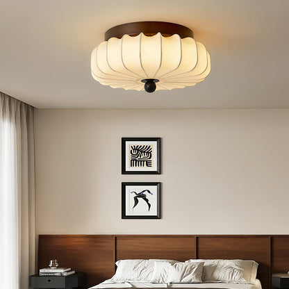 Lunelle Vintage Fabric Ceiling Light