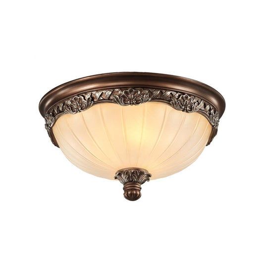 Hudson Vintage Flush Ceiling Light