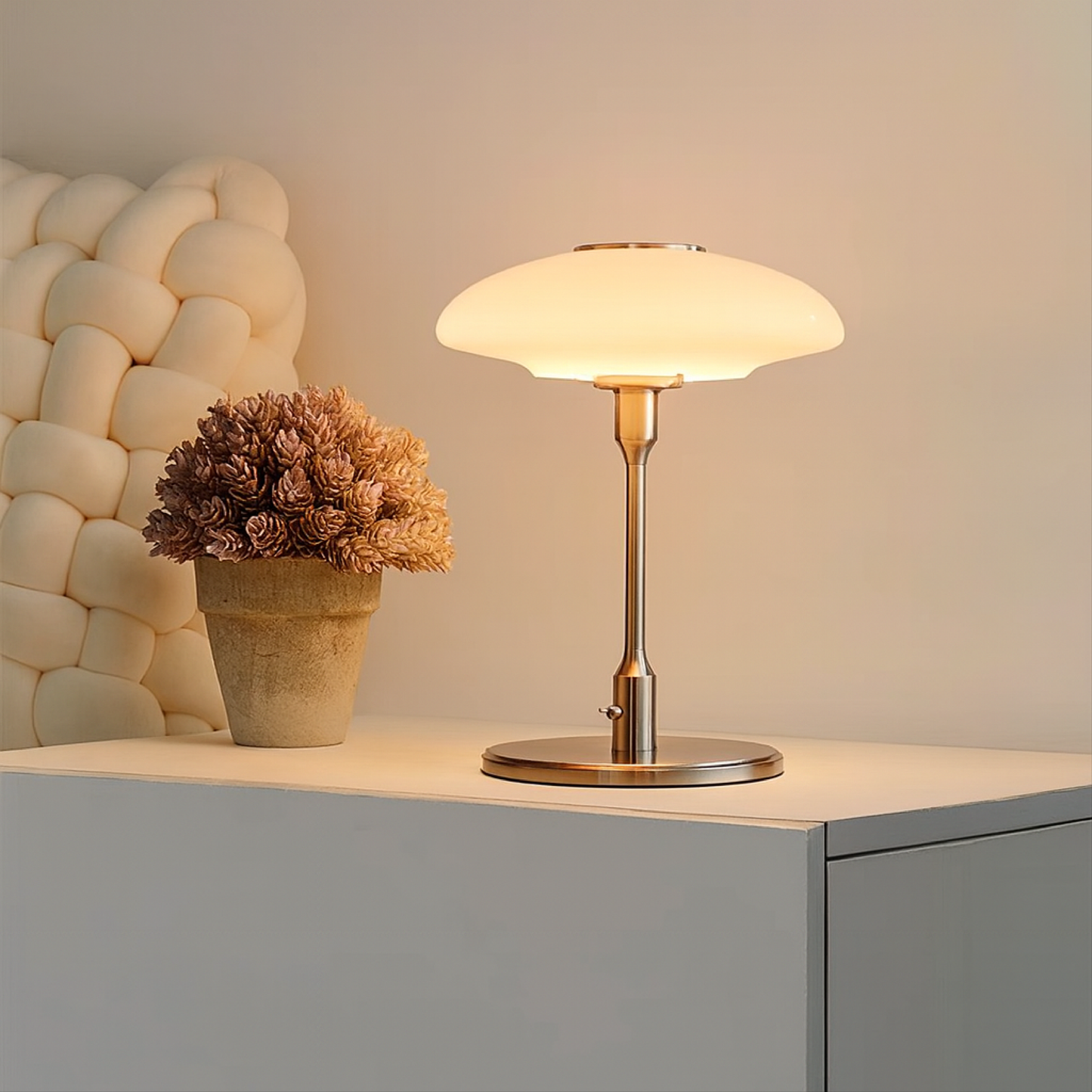 Olivane Glass Table Lamp