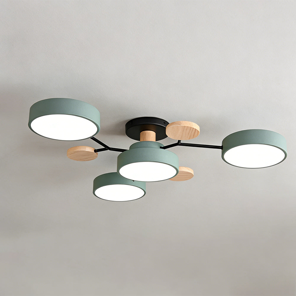 Bellamy Nordic Multi Arm Ceiling Light