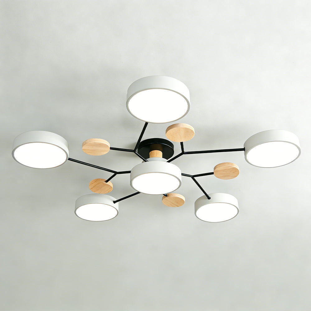 Bellamy Nordic Multi Arm Ceiling Light